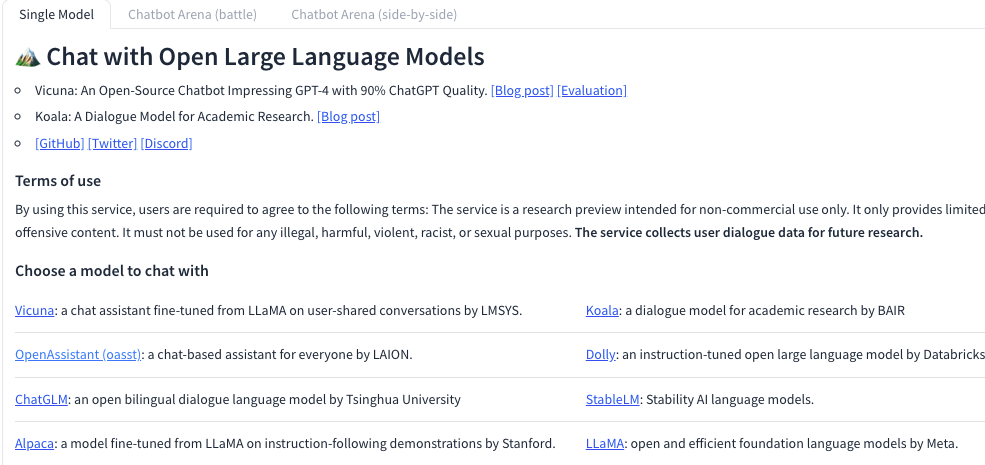 Chatbot Arena