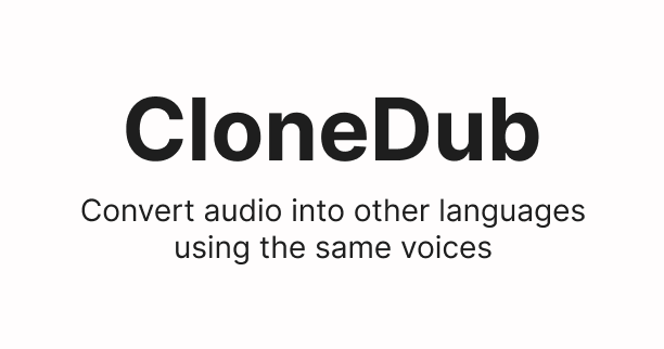 CloneDub