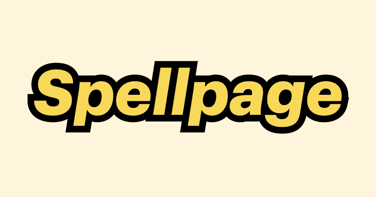 Spellpage